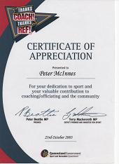 Coach appreciation